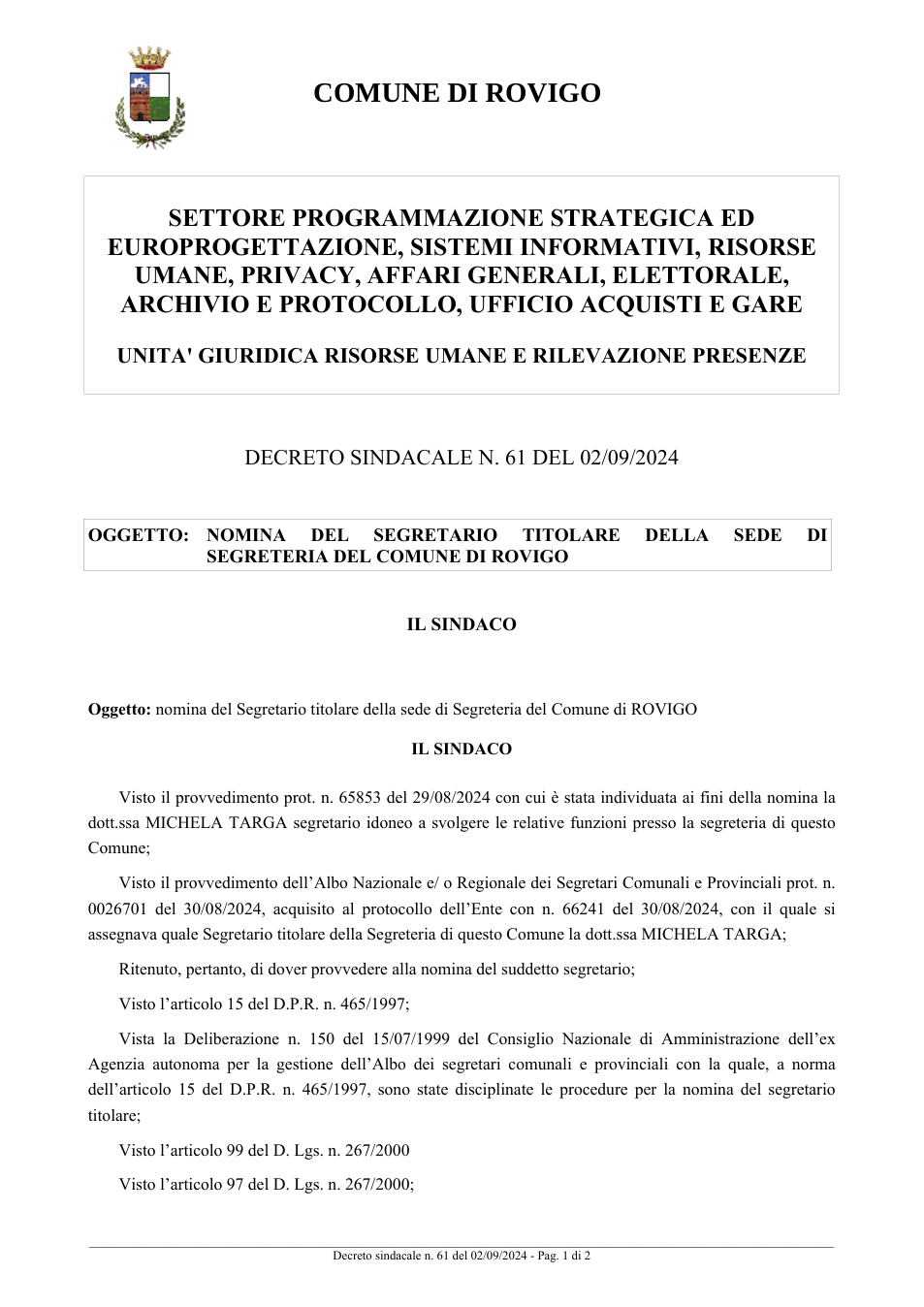 Pagina 1 del documento