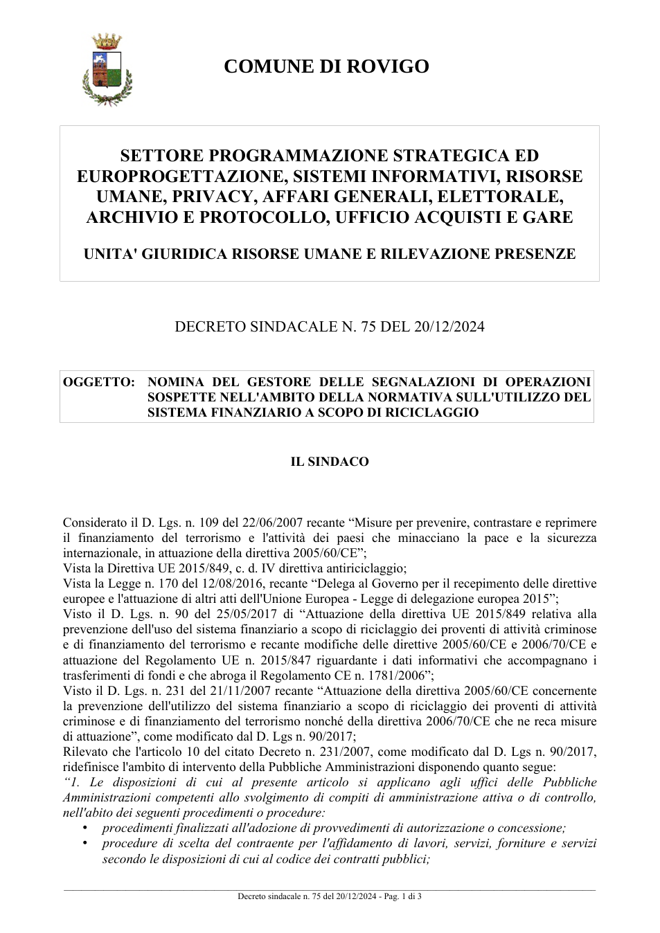 Pagina 1 del documento
