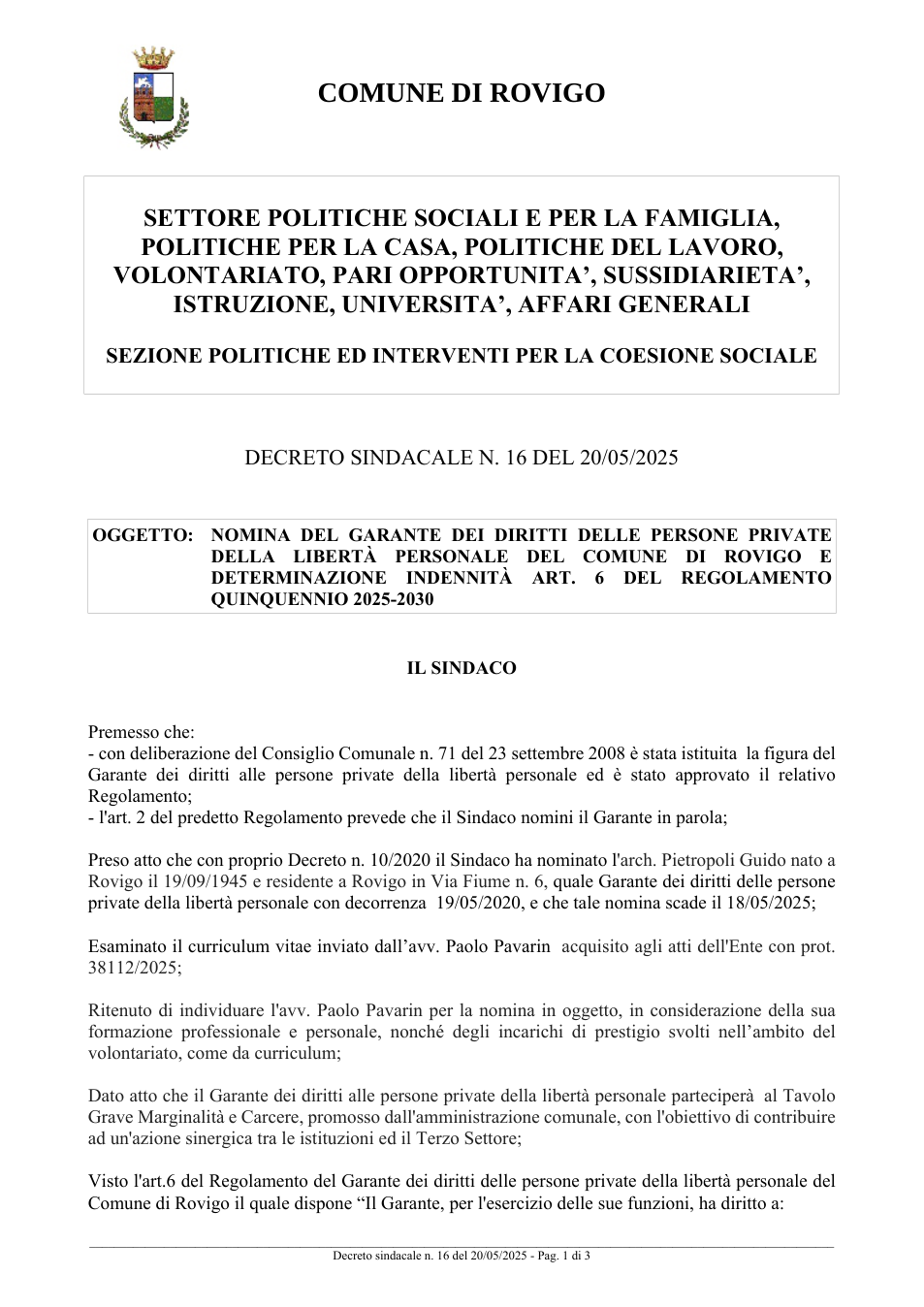 Pagina 1 del documento