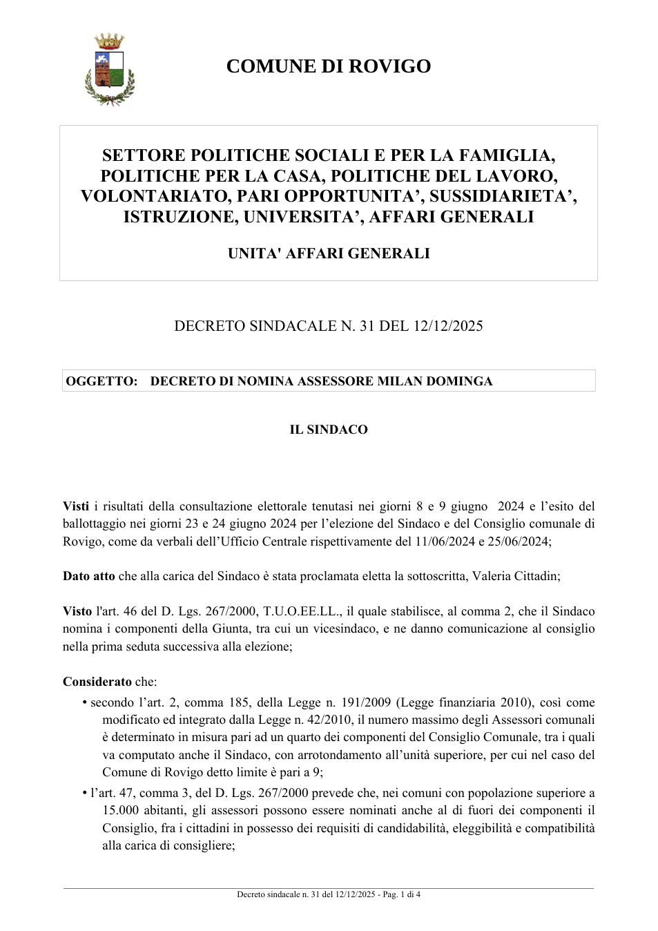 Pagina 1 del documento