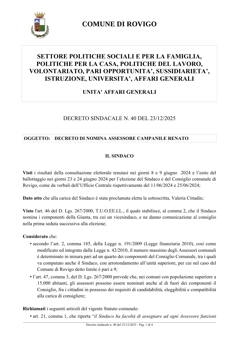 Pagina 1 del documento