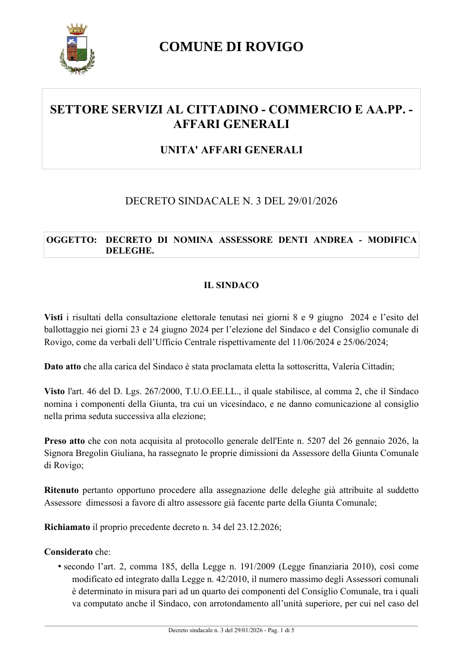Pagina 1 del documento