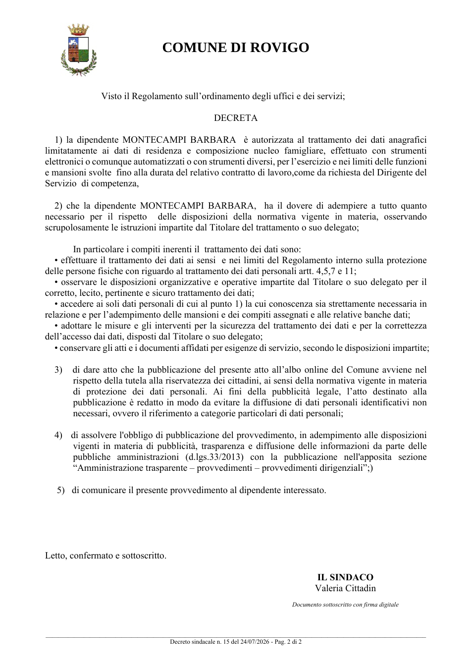 Pagina 2 del documento