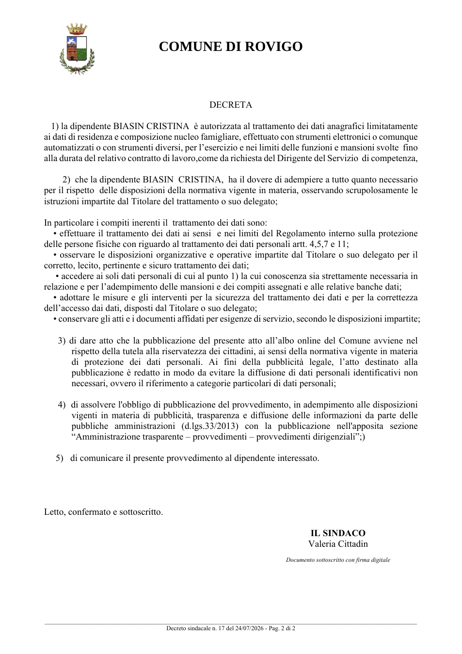 Pagina 2 del documento