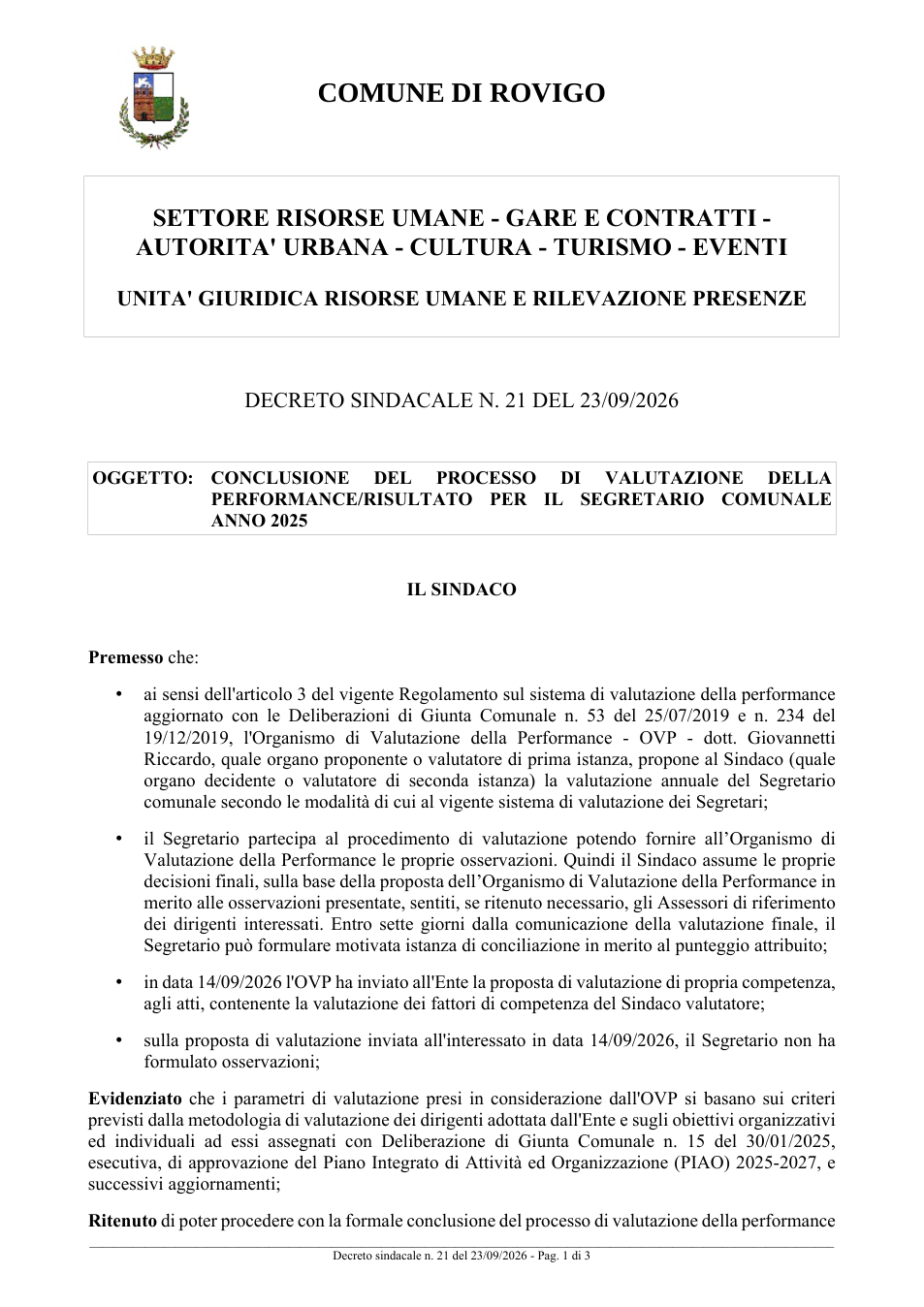 Pagina 1 del documento