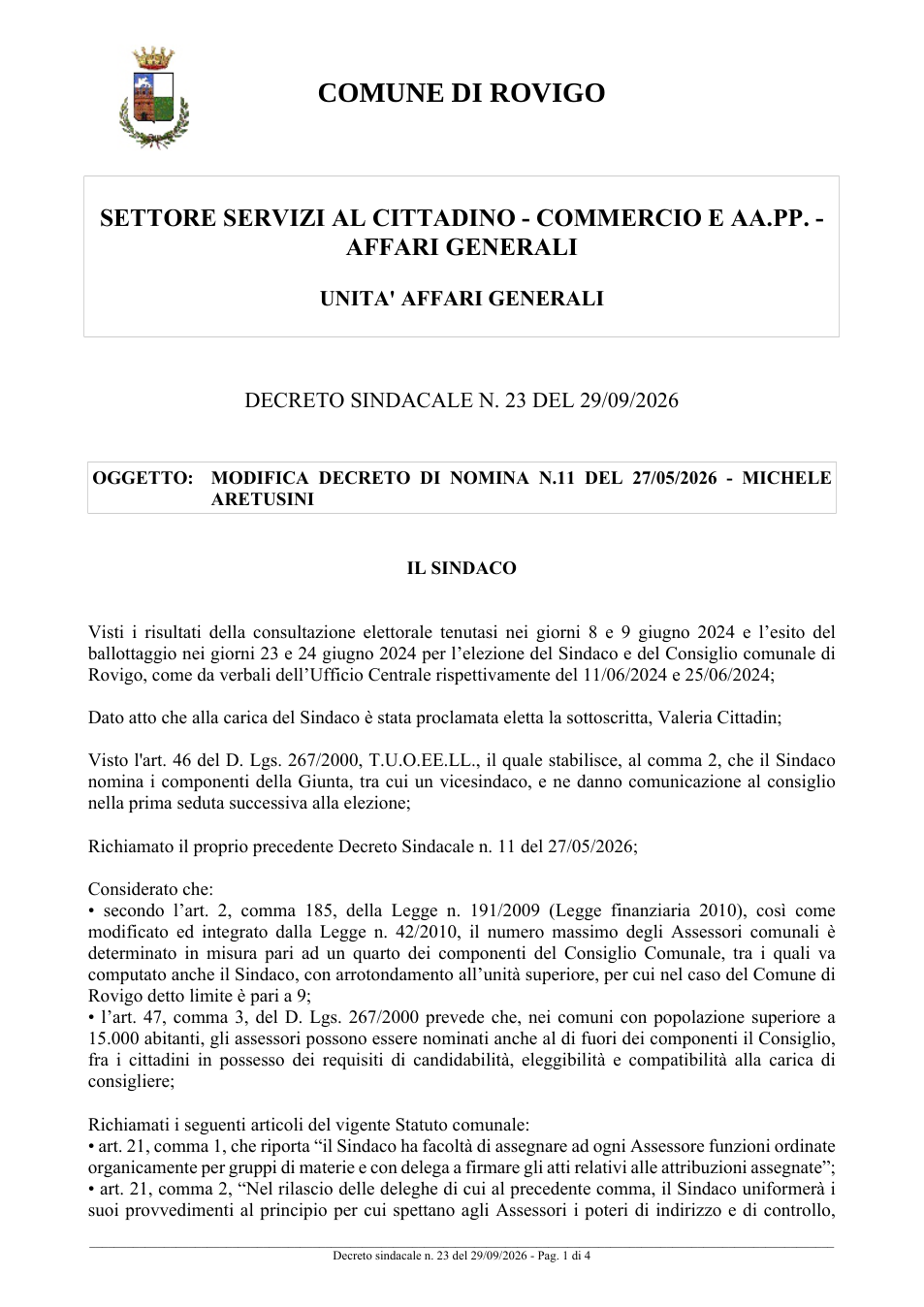 Pagina 1 del documento