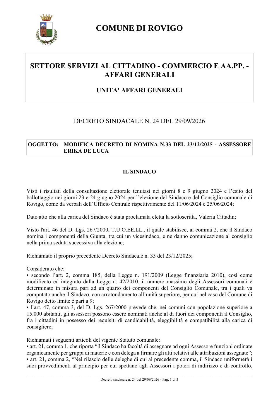 Pagina 1 del documento