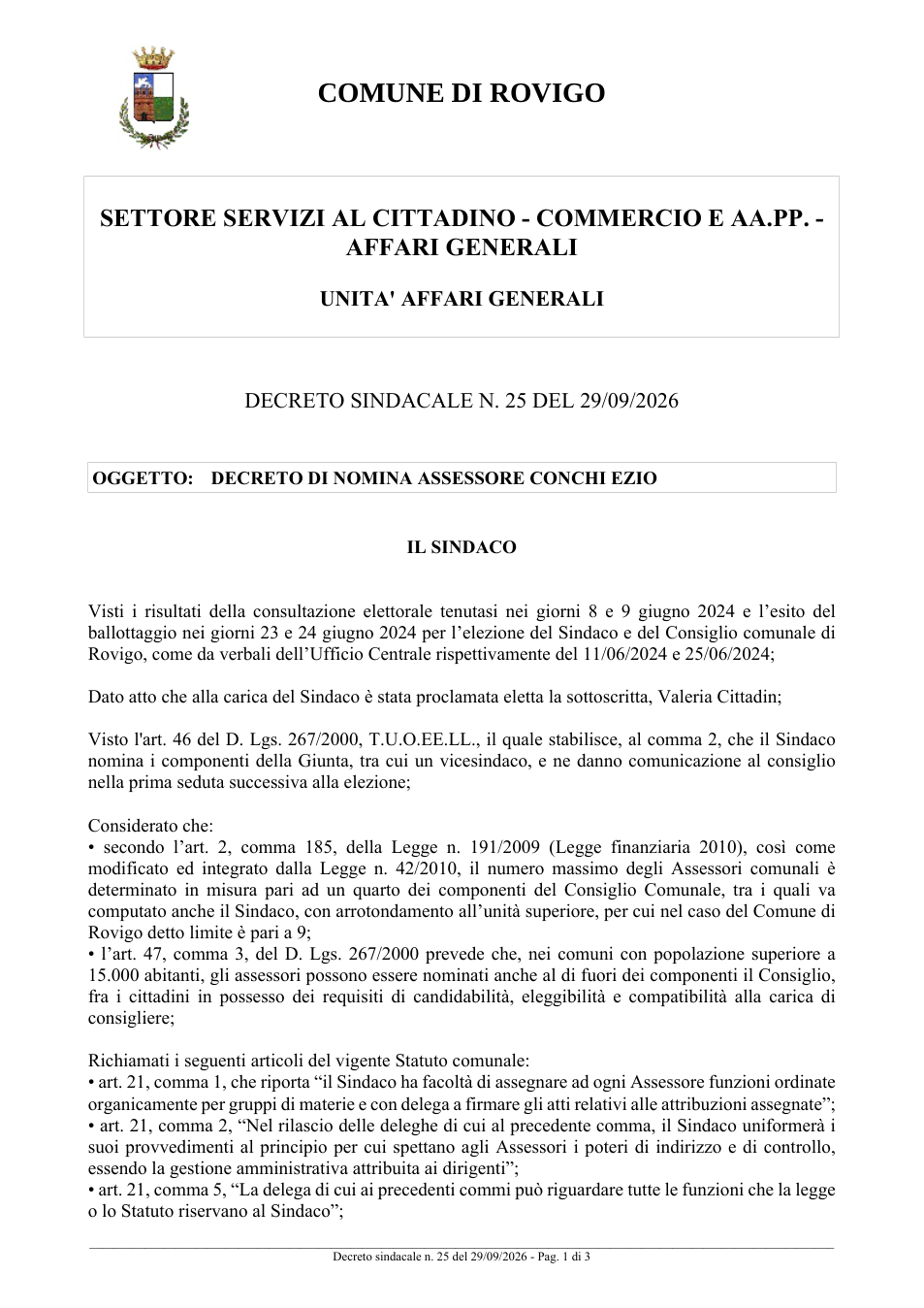 Pagina 1 del documento