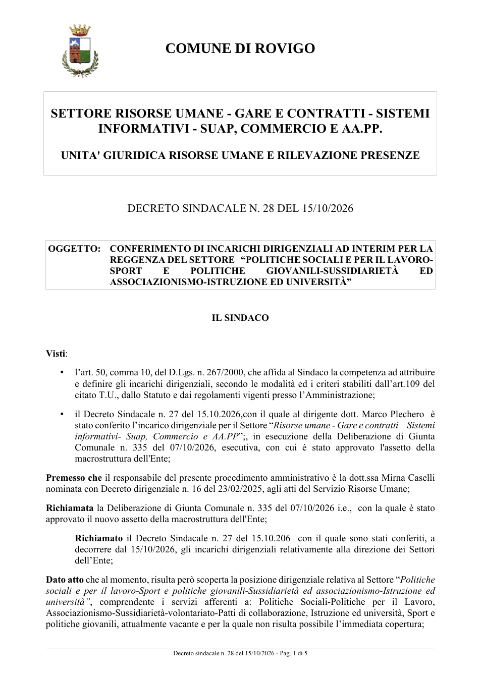 Pagina 1 del documento