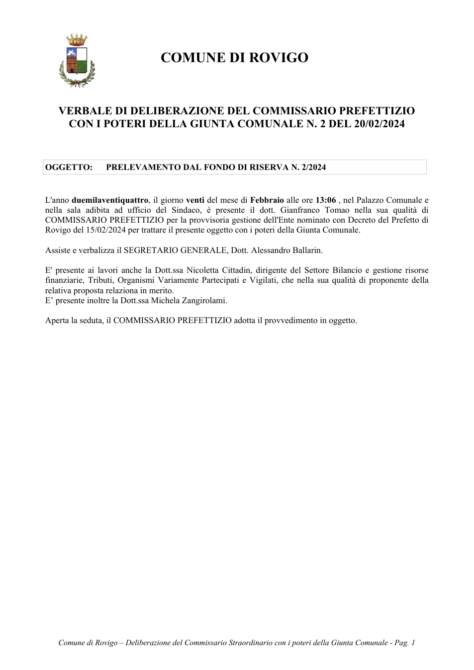 Pagina 1 del documento
