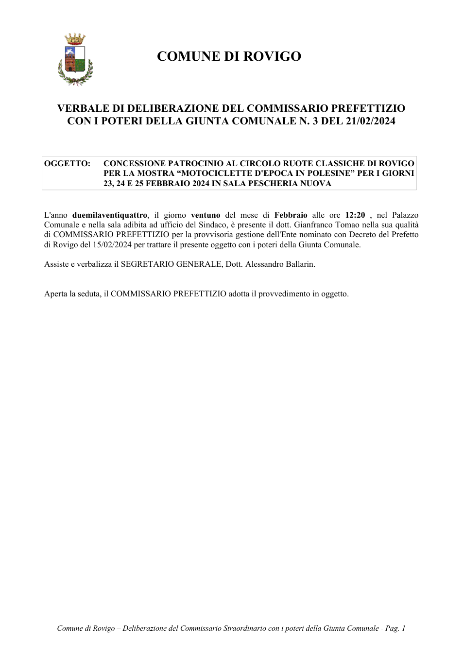 Pagina 1 del documento