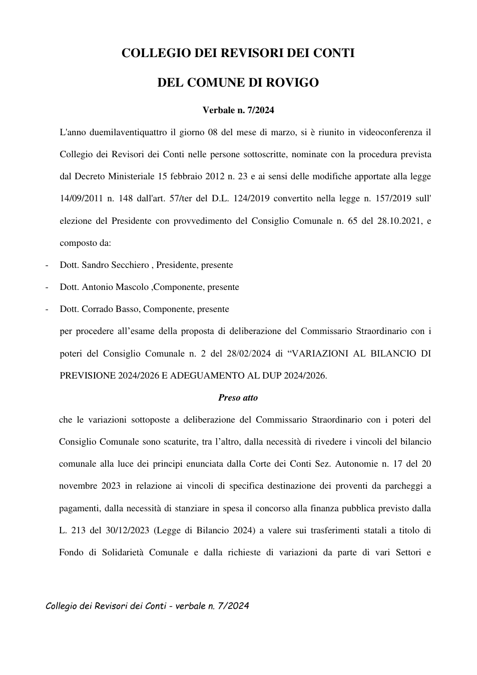 Pagina 1 del documento