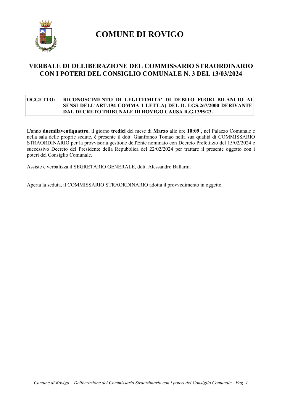 Pagina 1 del documento
