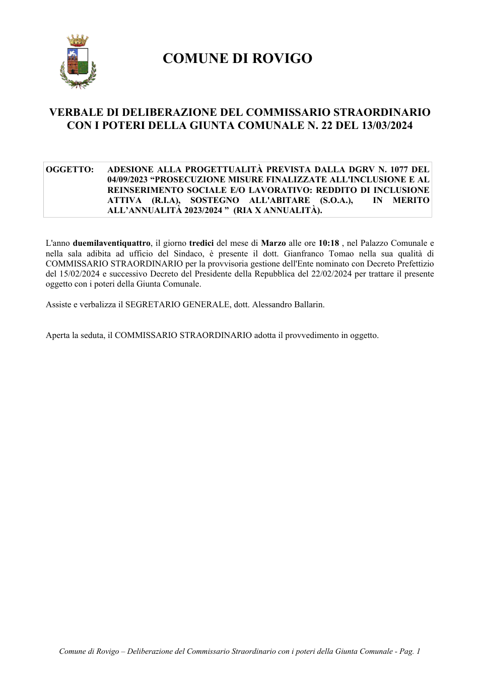 Pagina 1 del documento