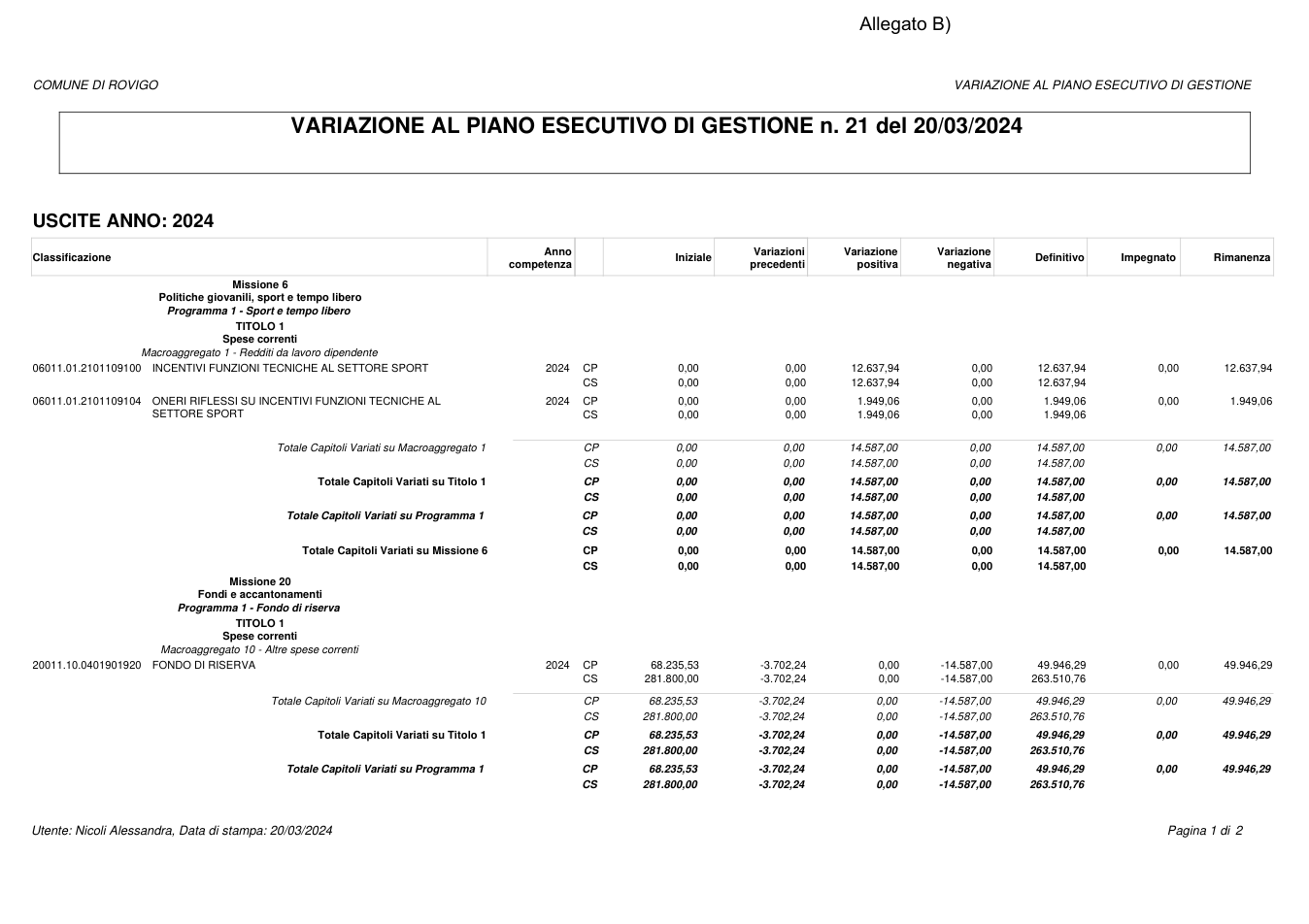 Pagina 1 del documento