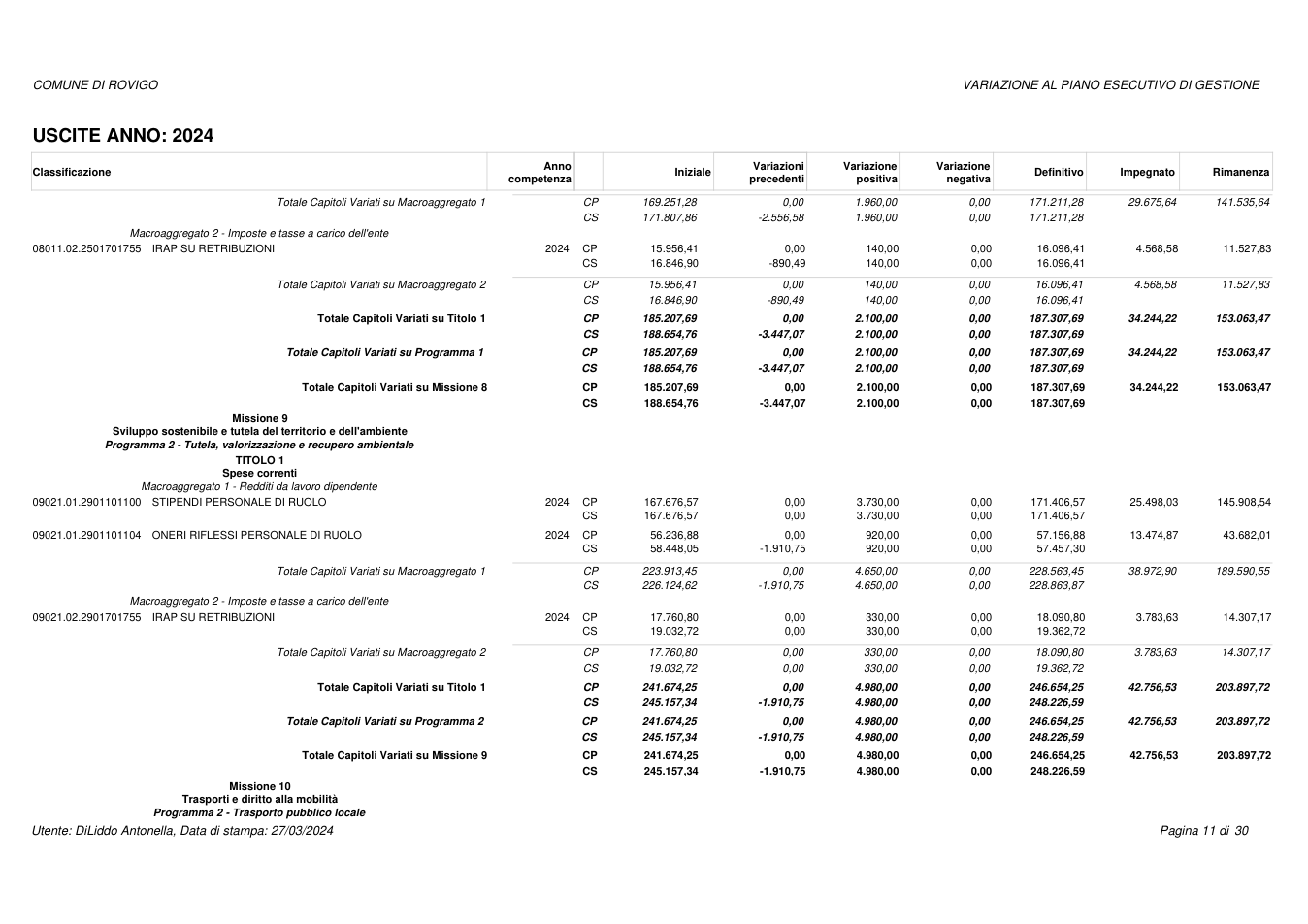 Pagina 11 del documento