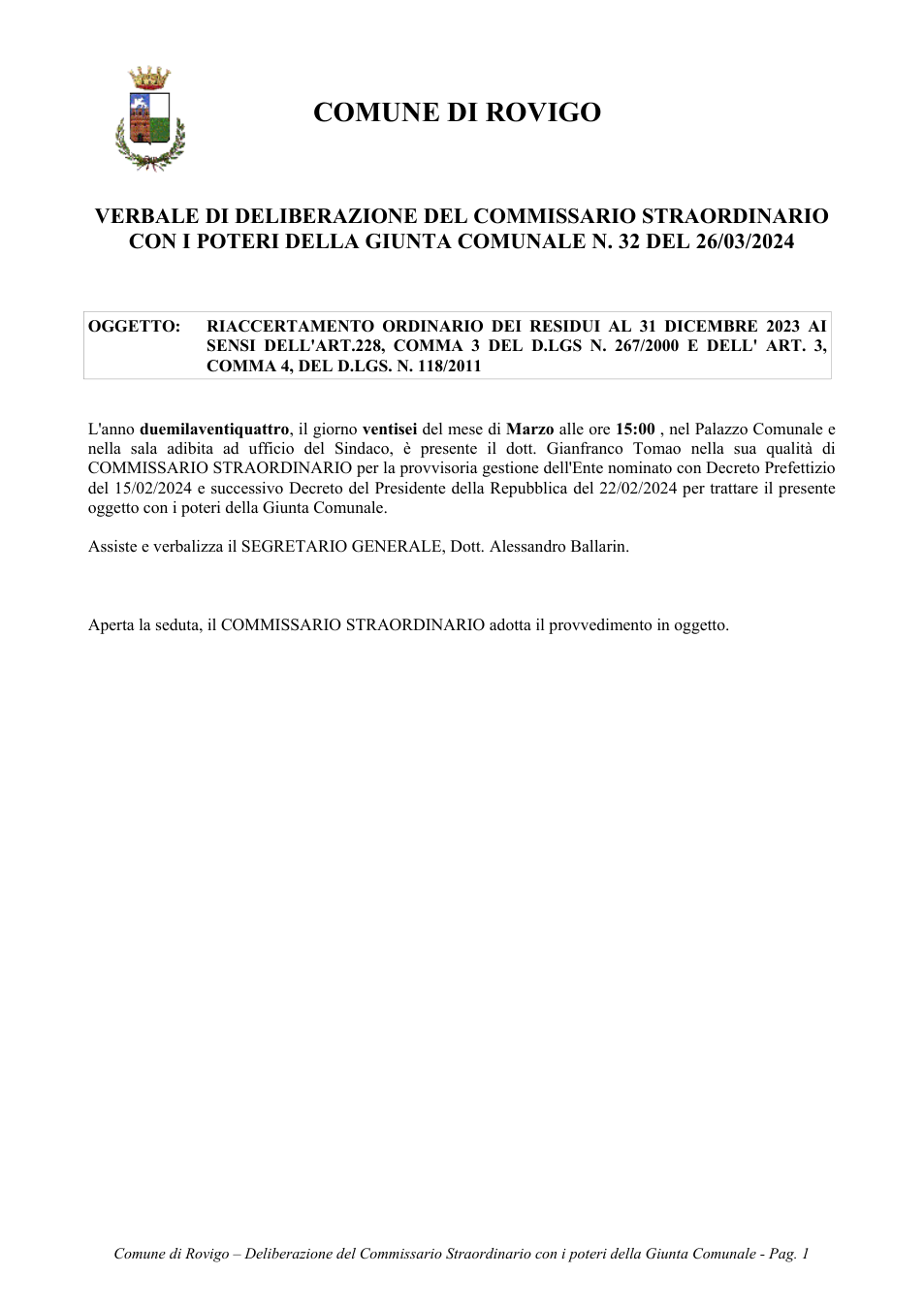 Pagina 1 del documento