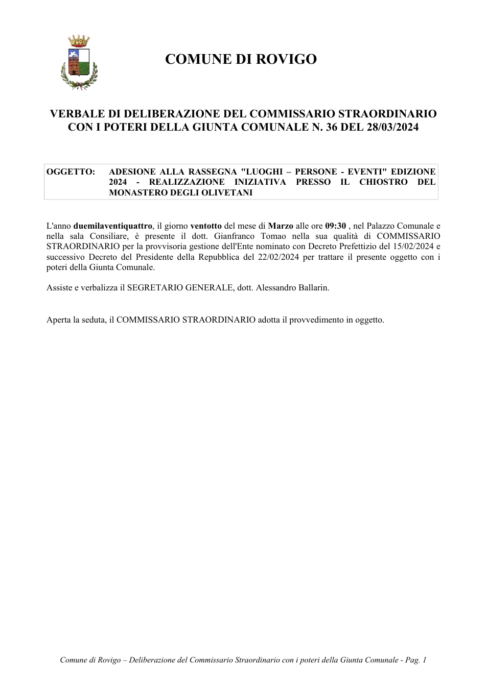 Pagina 1 del documento