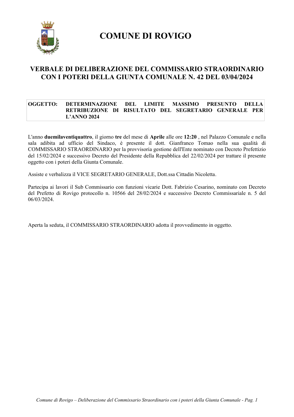 Pagina 1 del documento