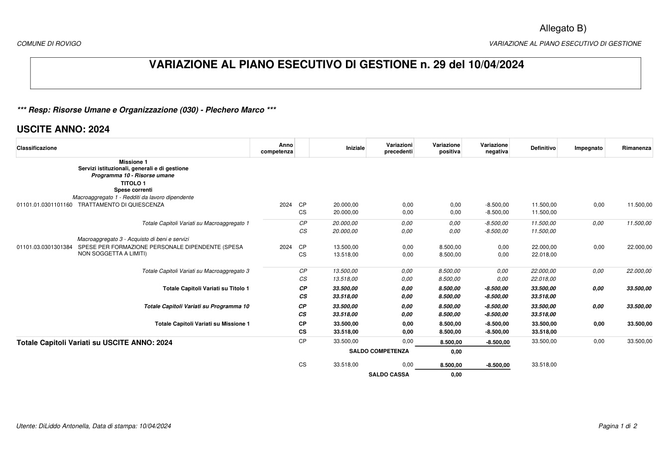 Pagina 1 del documento