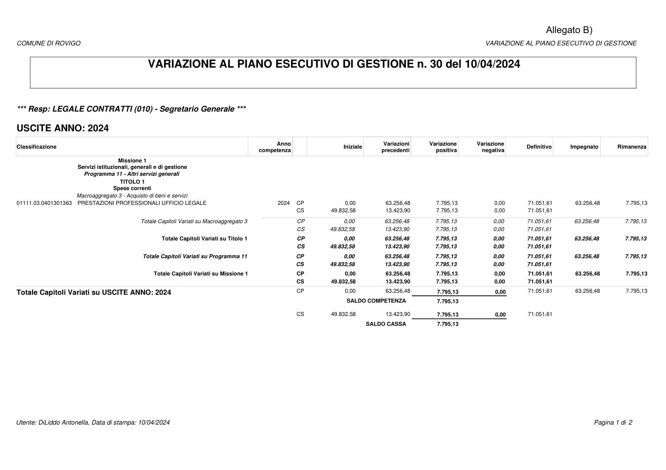 Pagina 1 del documento