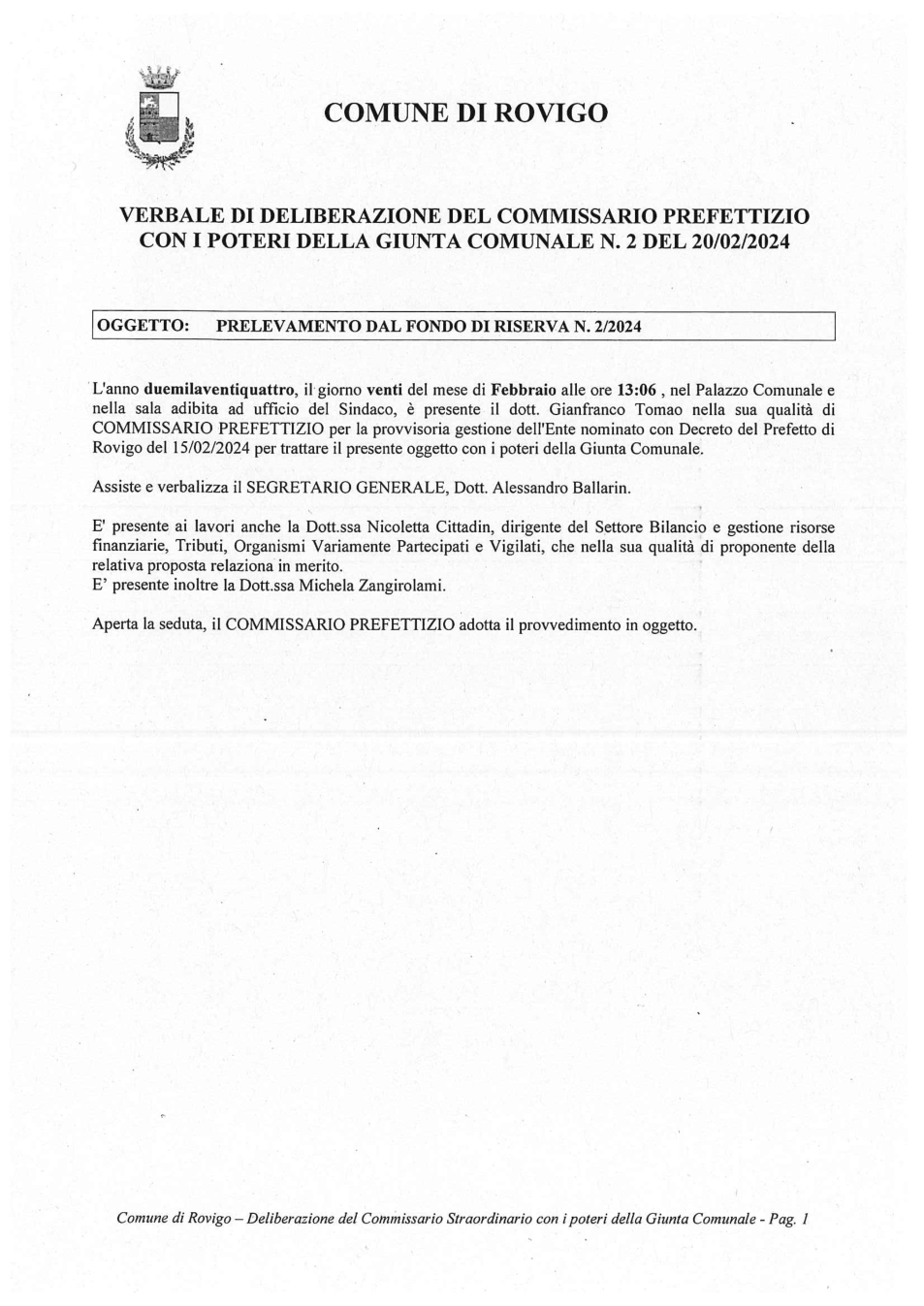 Pagina 1 del documento