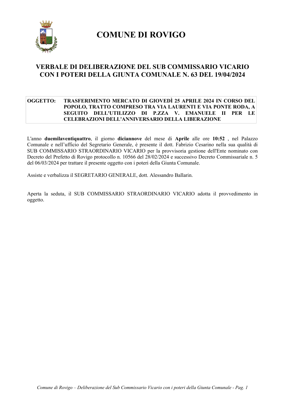Pagina 1 del documento