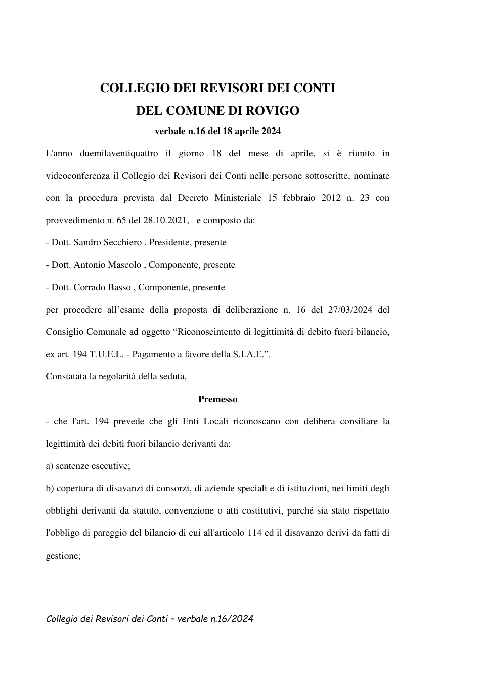 Pagina 1 del documento