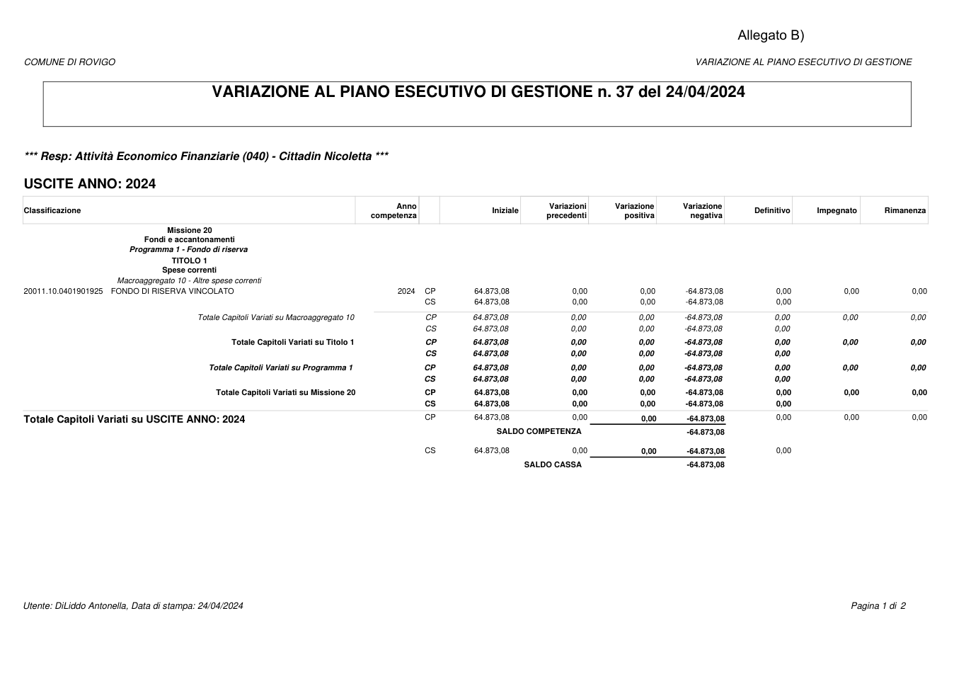 Pagina 1 del documento