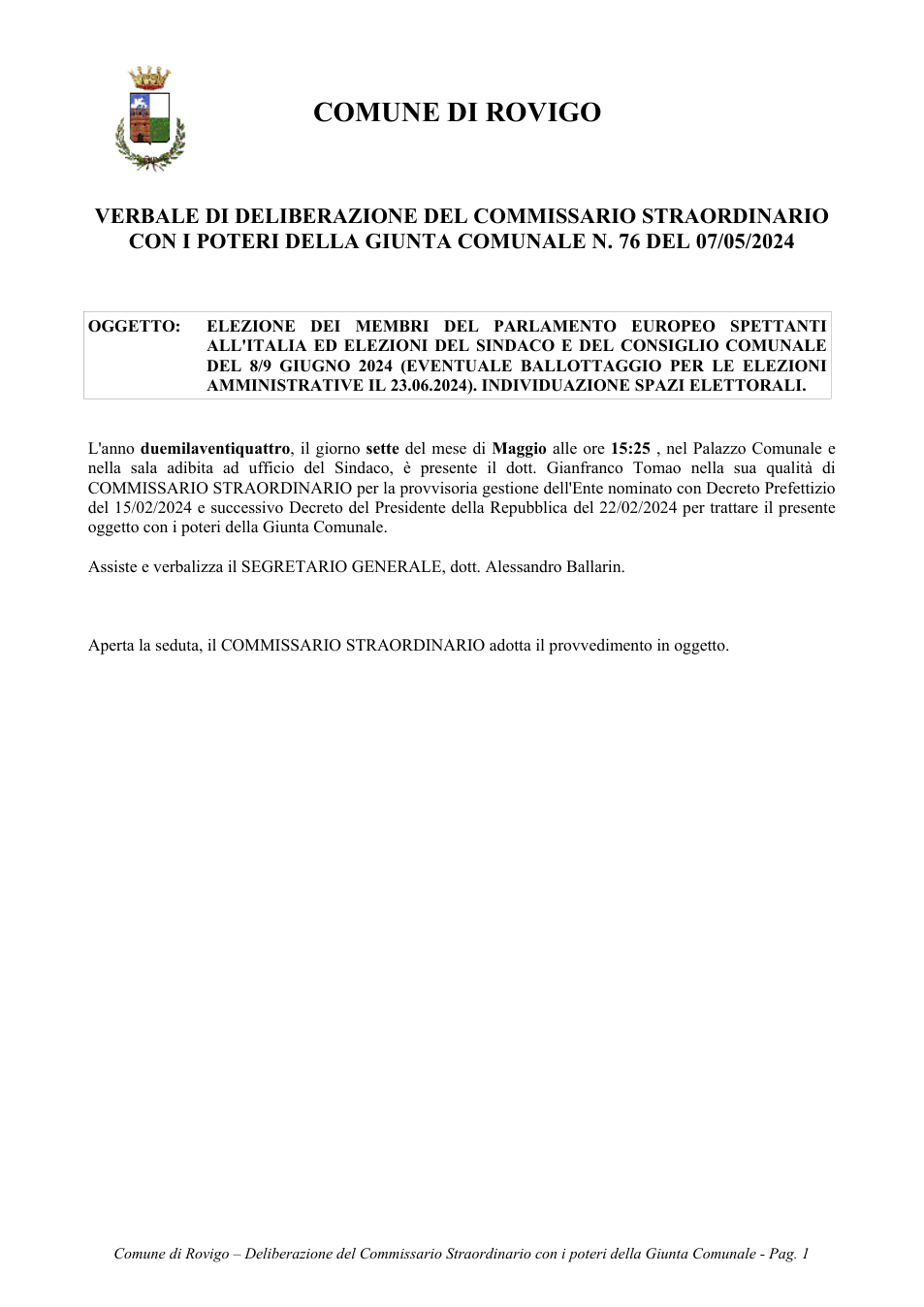 Pagina 1 del documento