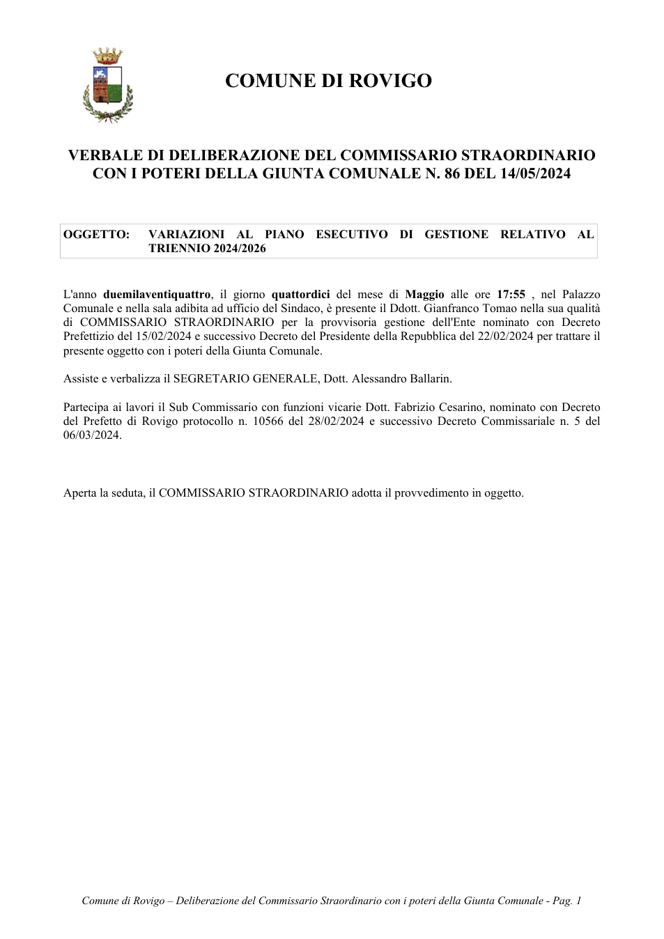 Pagina 1 del documento