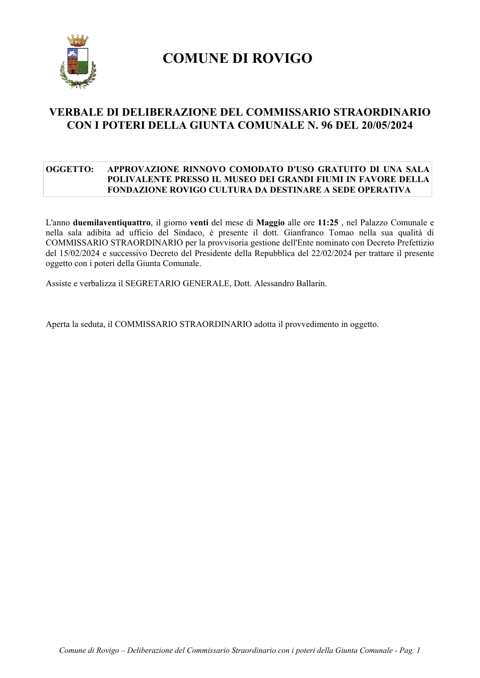 Pagina 1 del documento