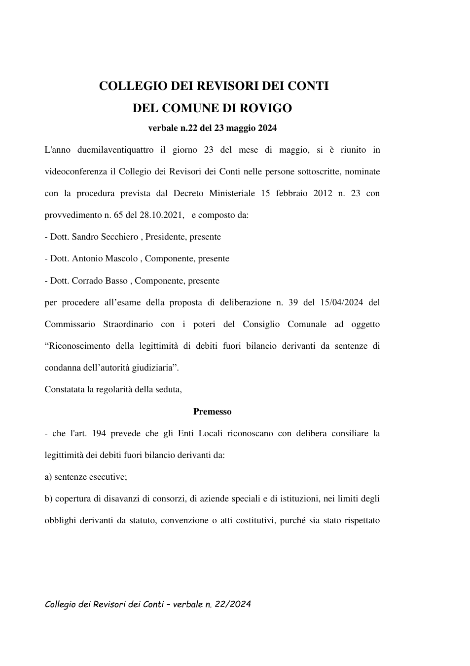 Pagina 1 del documento