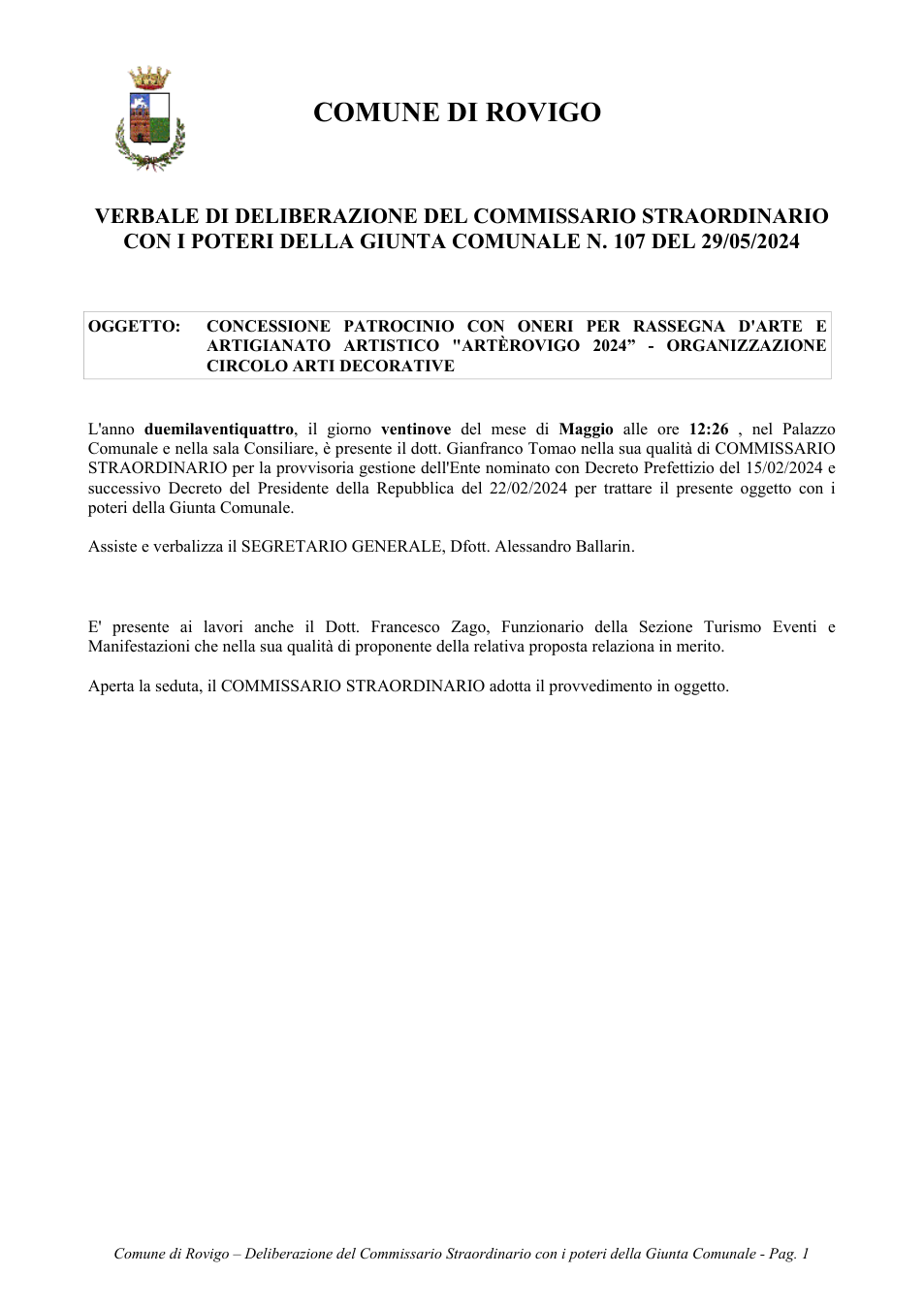 Pagina 1 del documento