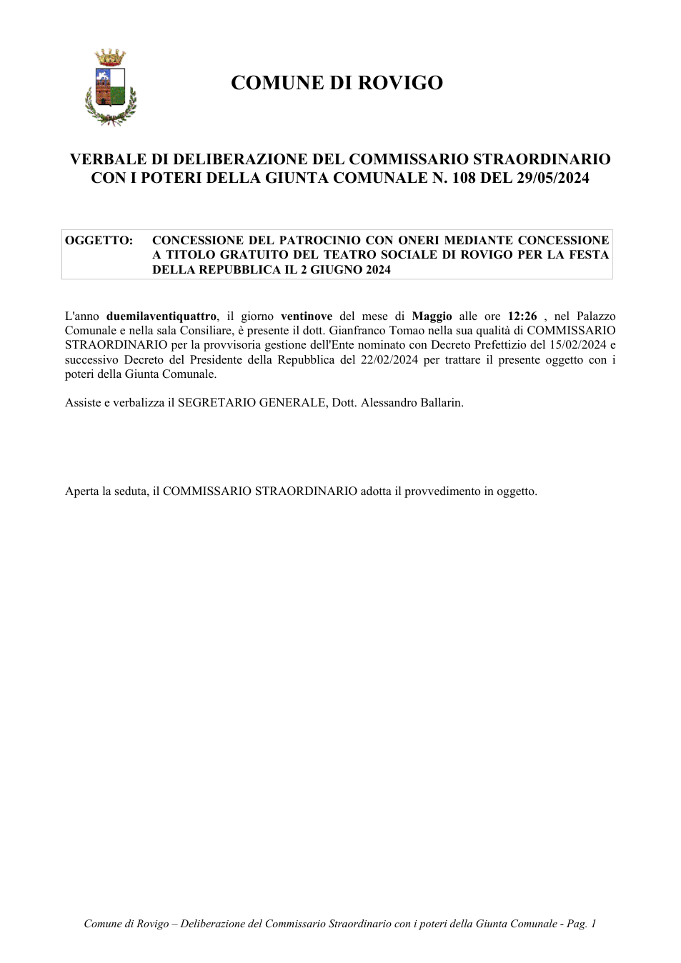Pagina 1 del documento
