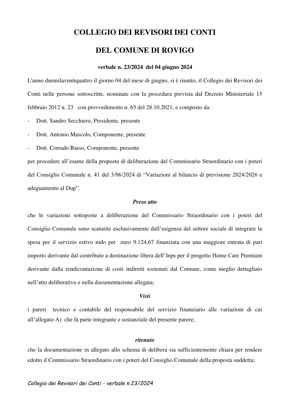 Pagina 1 del documento