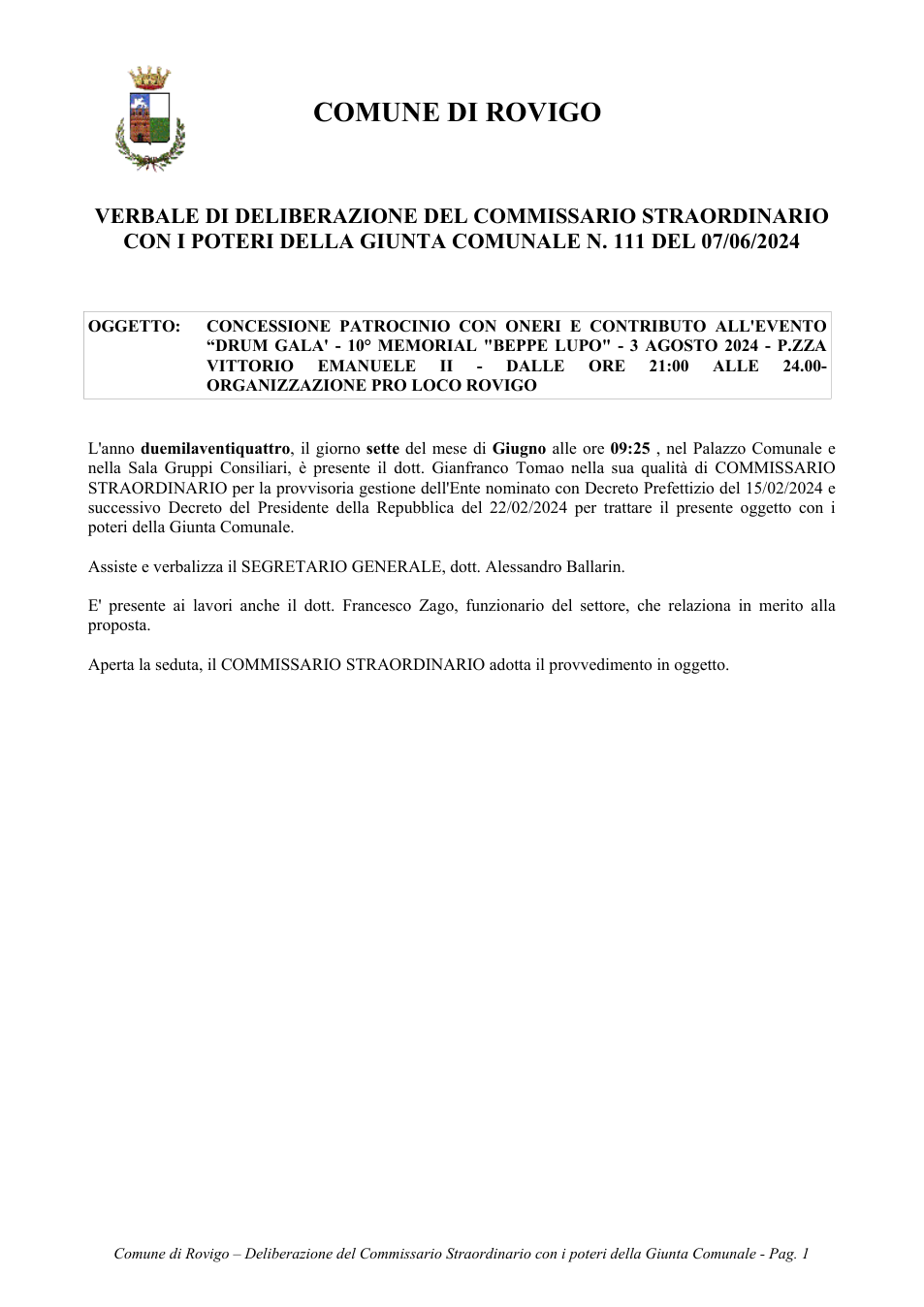 Pagina 1 del documento