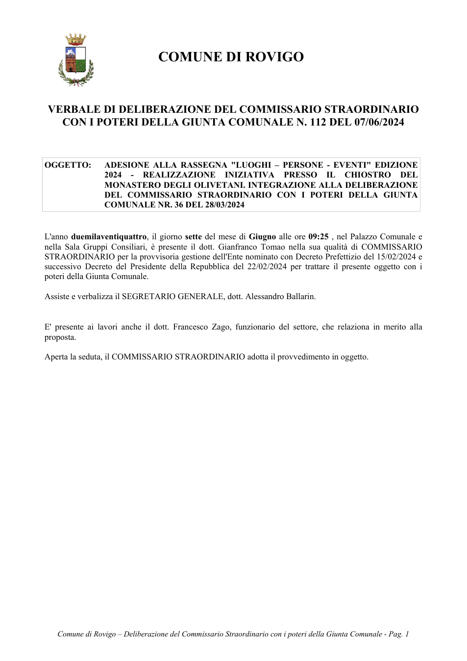 Pagina 1 del documento
