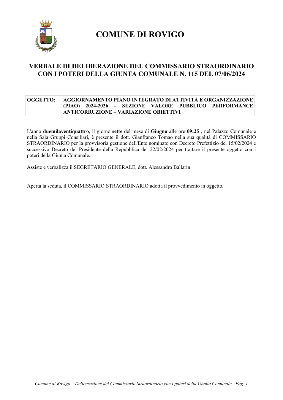 Pagina 1 del documento