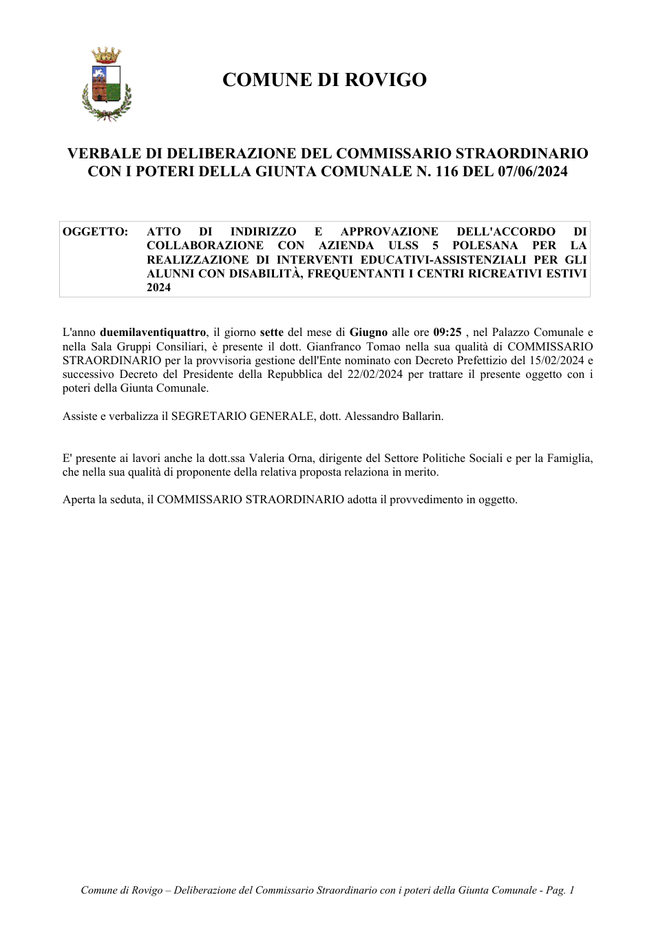 Pagina 1 del documento