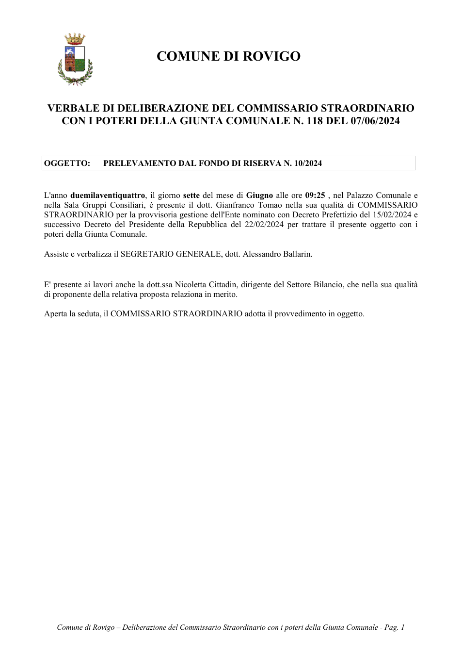 Pagina 1 del documento