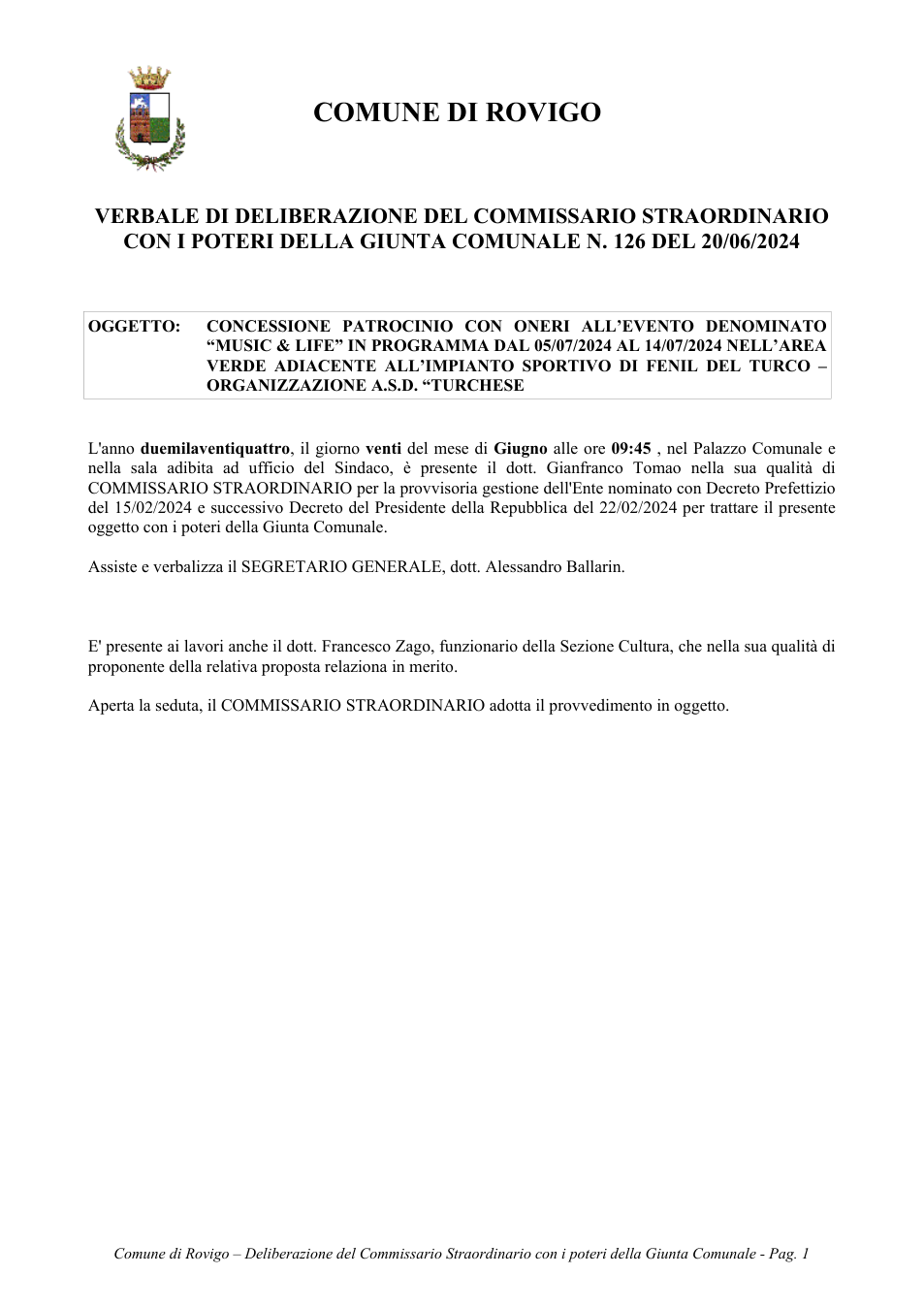 Pagina 1 del documento