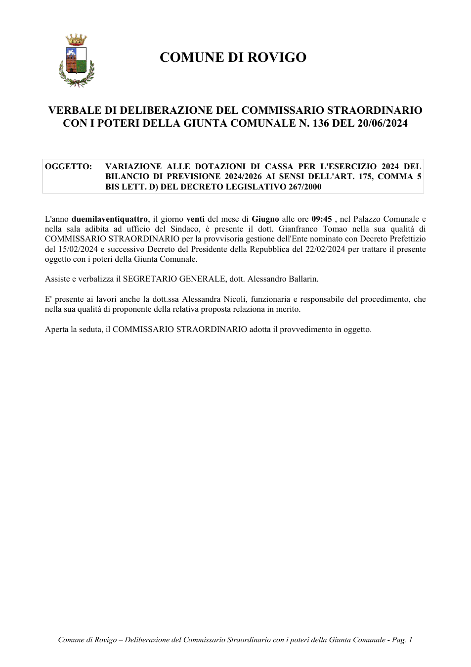 Pagina 1 del documento
