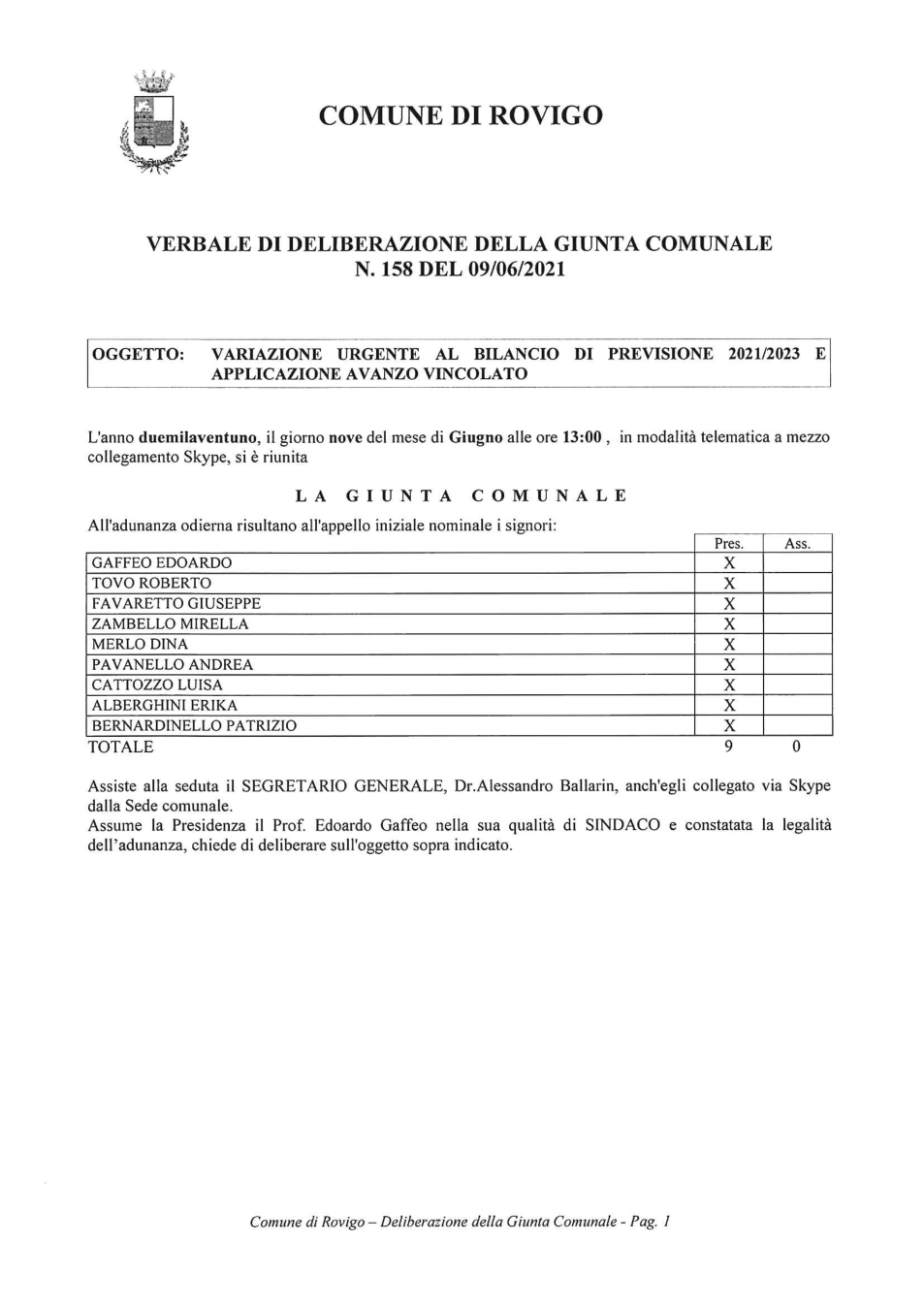 Pagina 1 del documento