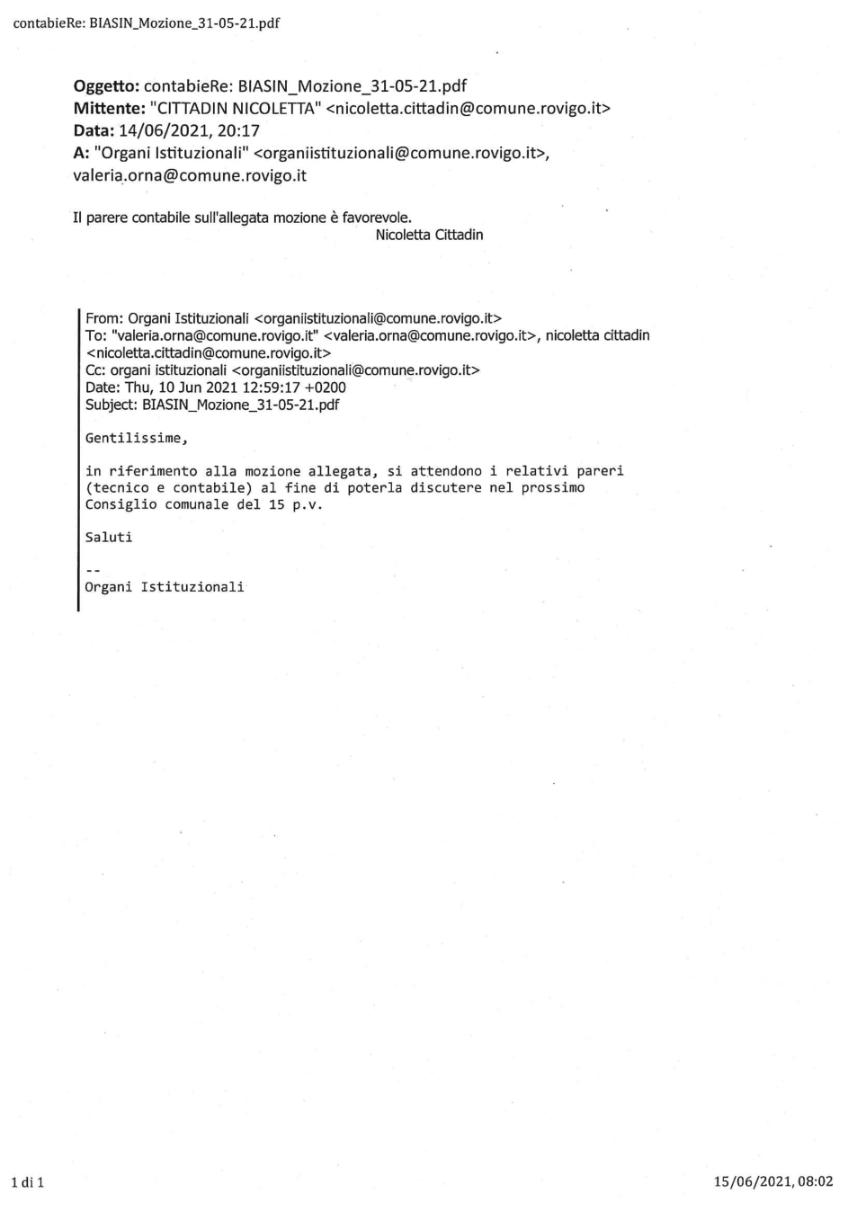 Pagina 1 del documento
