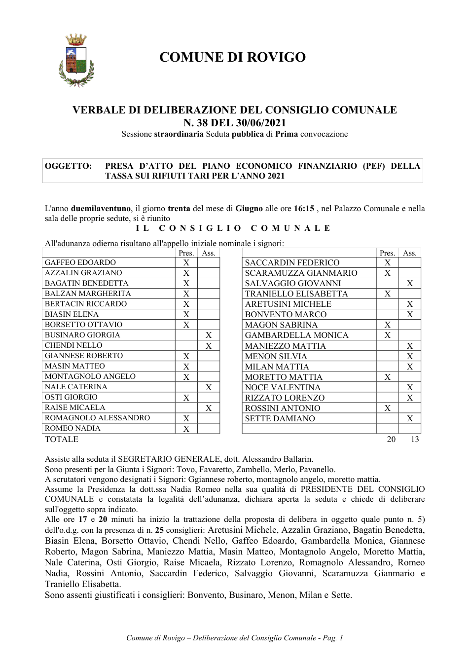 Pagina 1 del documento