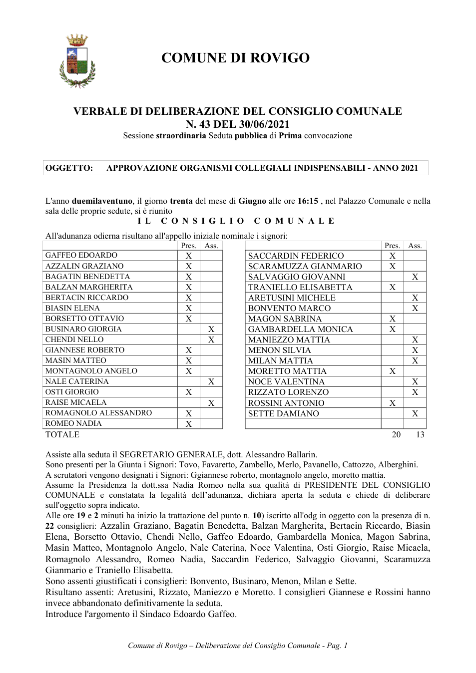 Pagina 1 del documento