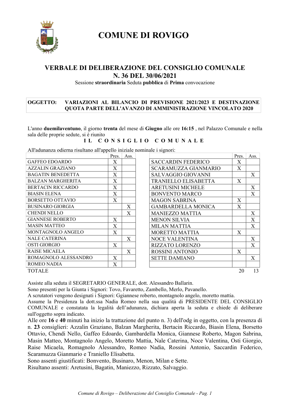 Pagina 1 del documento