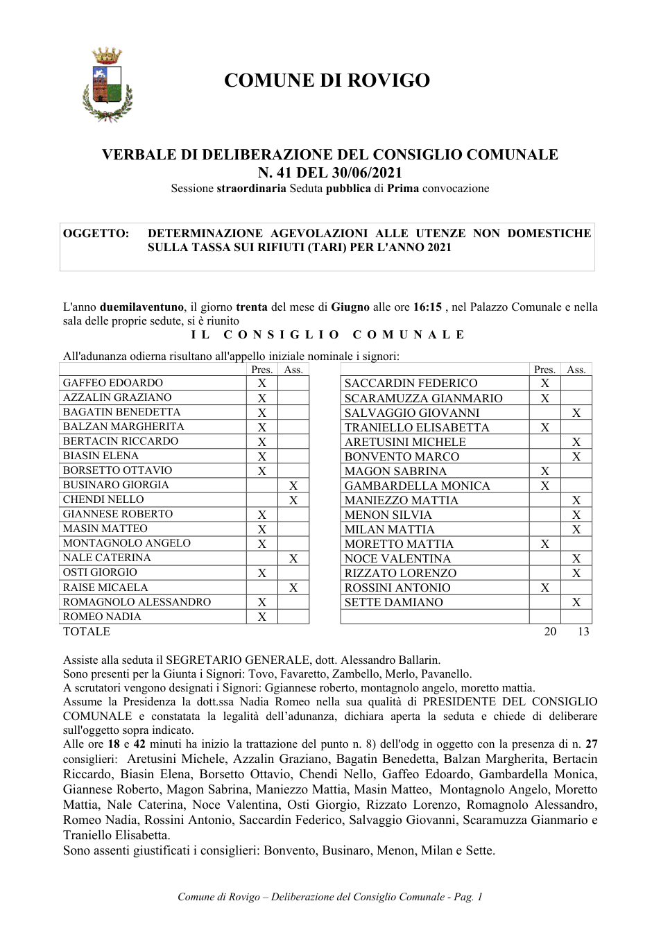 Pagina 1 del documento