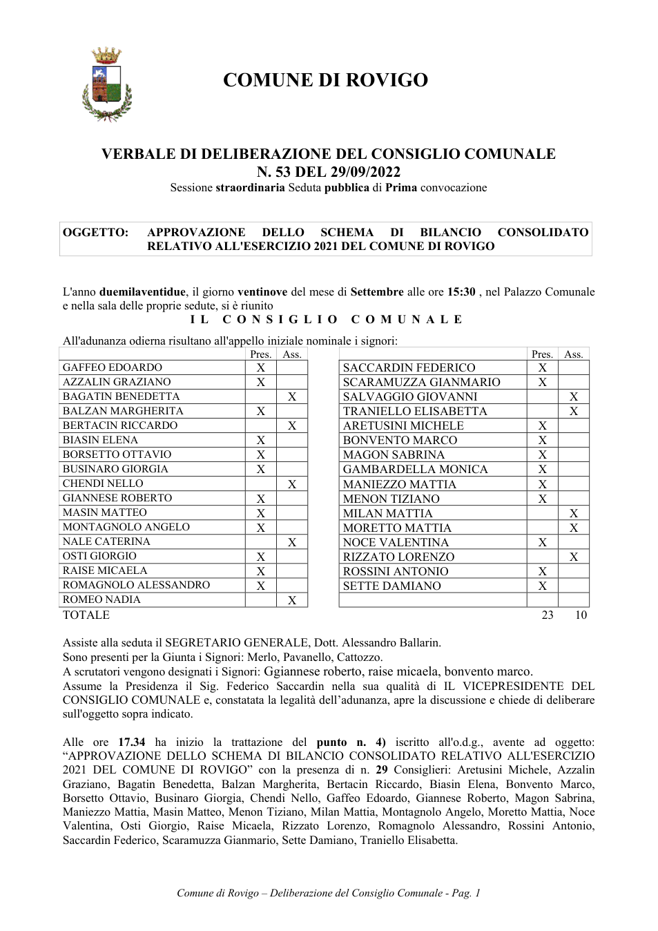 Pagina 1 del documento